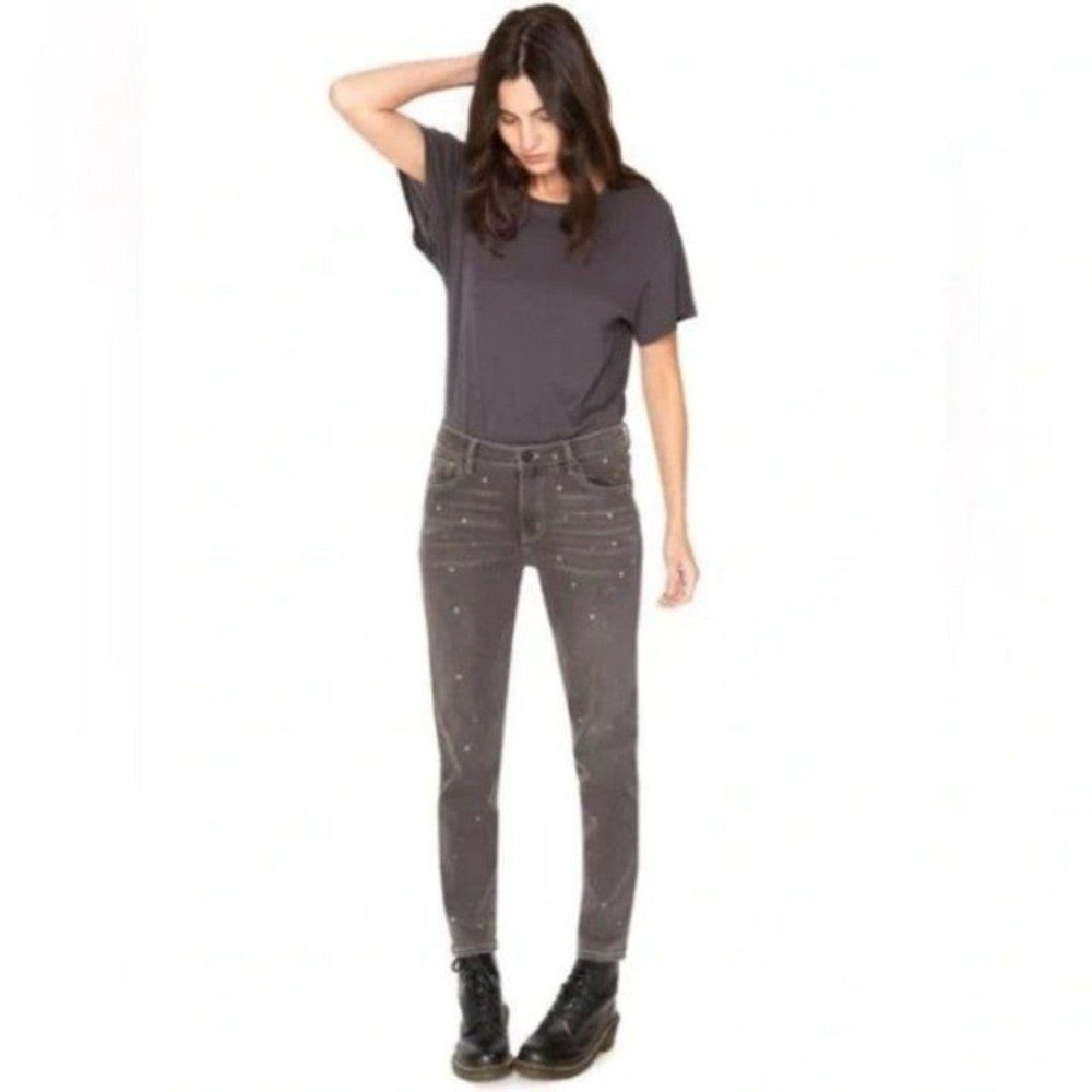 Free People x Sandrine Rose - NWT Polka Dot Skinny Jeans - Picture 10 of 12